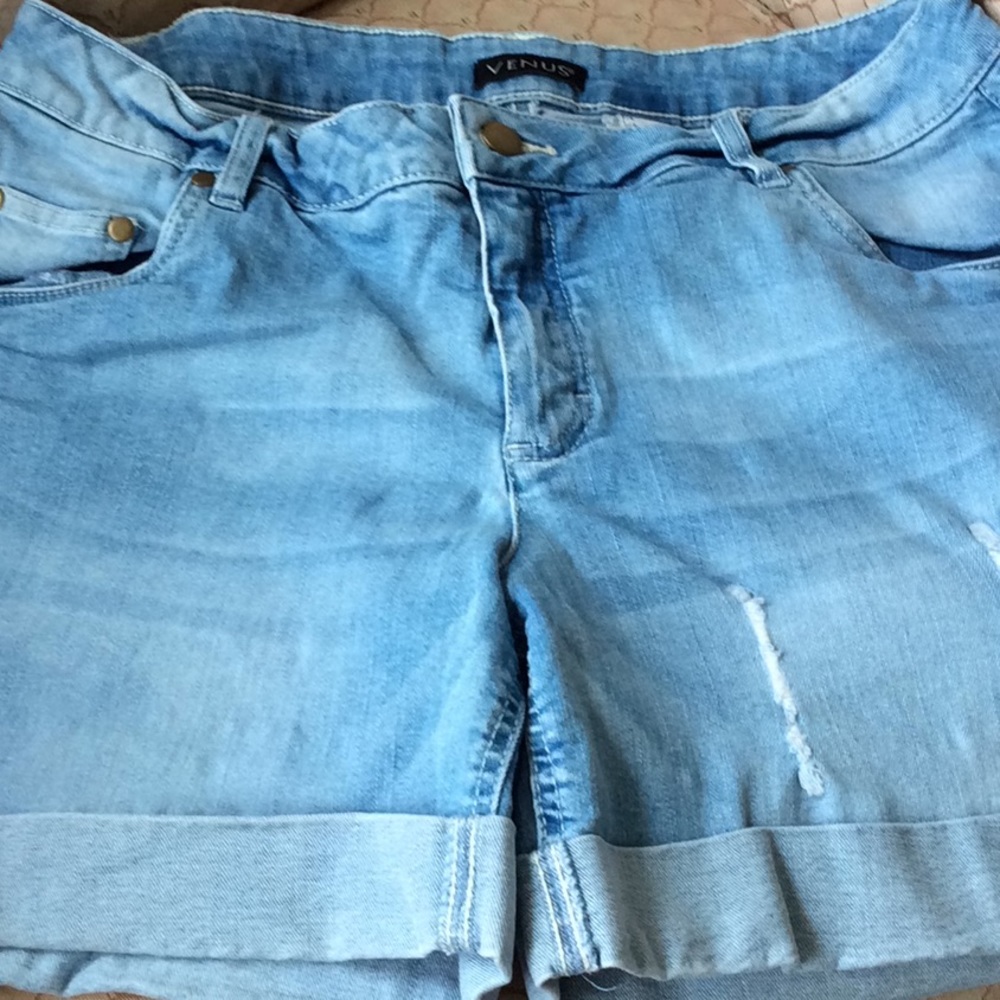 Denim shorts